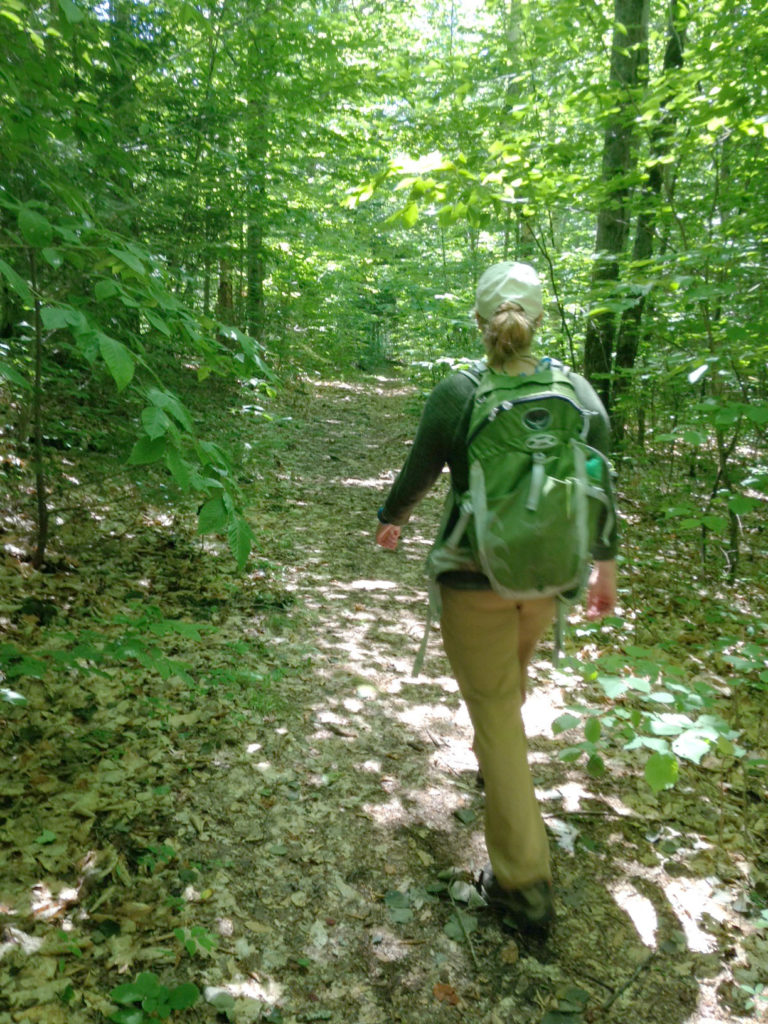 Hiking on Moose Mountain