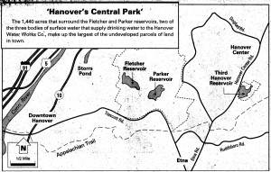 map of Hanover's Central Park