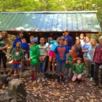 Enjoying the Velvet Rocks Shelter on the AT