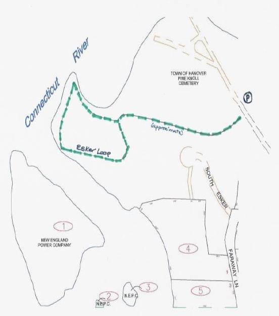 South Esker trail map
