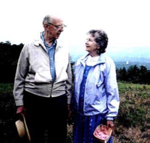 Ralph and Betty Hunter on Balch Hill