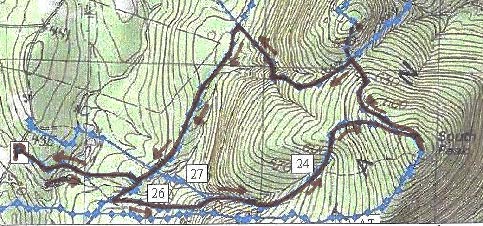 Moose Mountain loop map