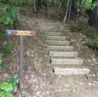 Garipay Trail steps