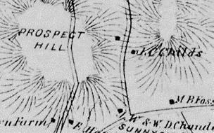 Childs Farm on old map