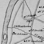 Slade Brook on 1892 map